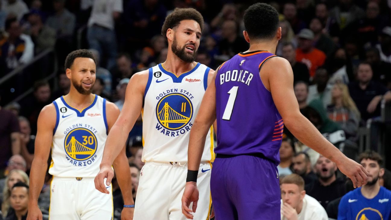 Klay Thompson saiu no topo em sua carreira primeiro depois de Jaws com Devin Booker, The Suns

