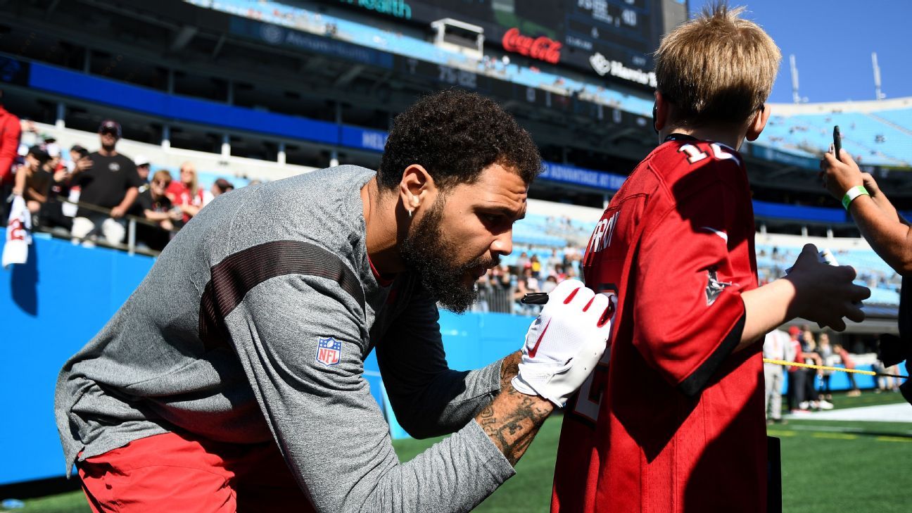 Os juízes não buscaram a assinatura do WR Pirates Mike Evans

