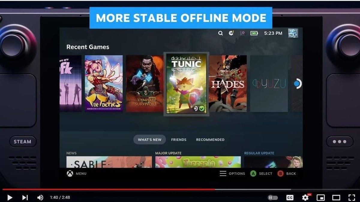 Valve Nintendo Switch Emulator aparece no vídeo do Steam Deck

