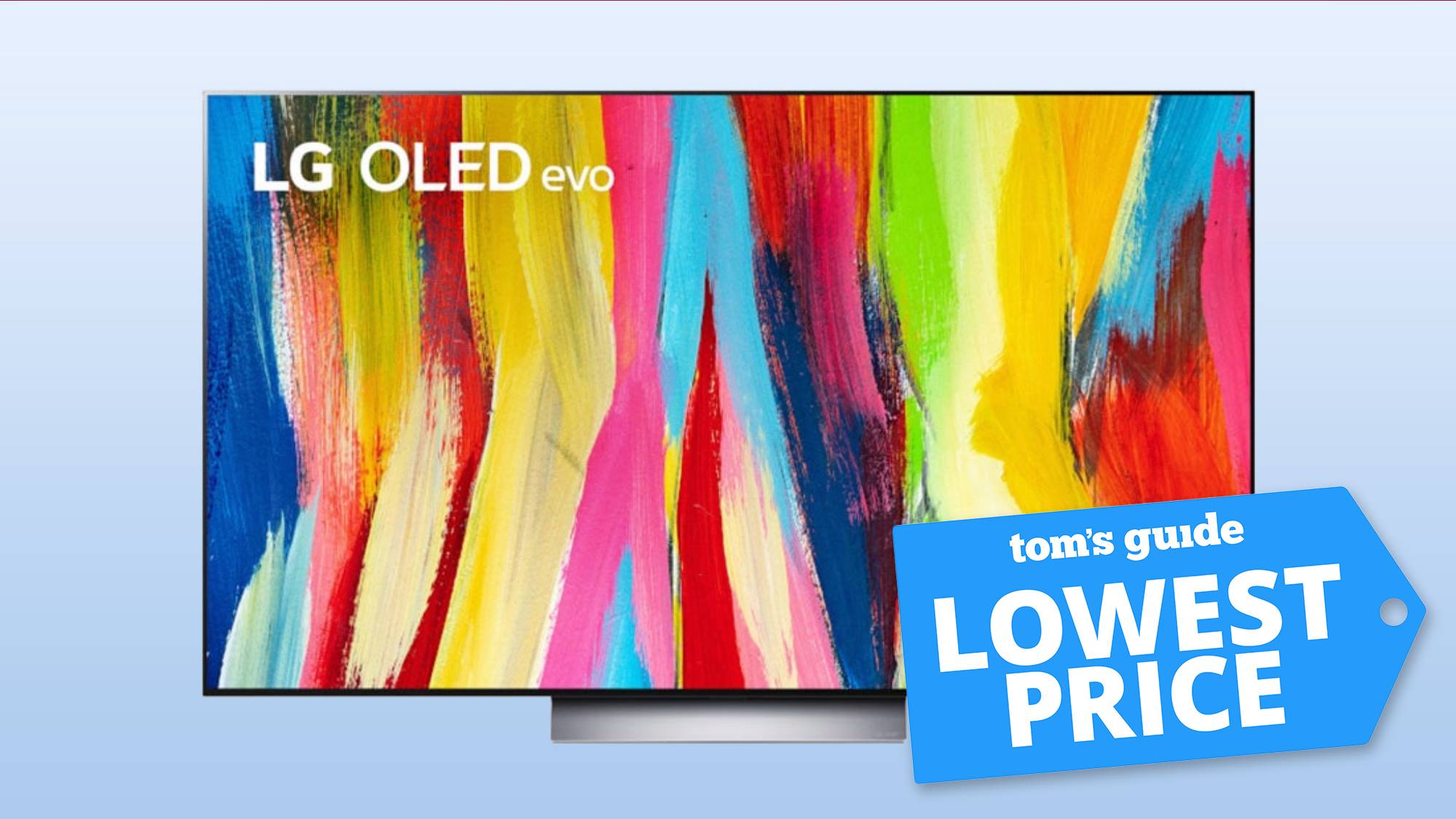 LG C2 OLED TV com Tom's Guide Deal Mark