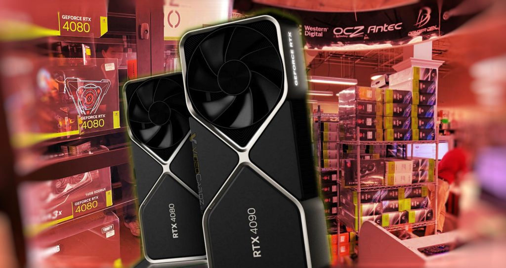 A NVIDIA já vendeu 160.000 placas gráficas GeForce RTX 40, mas as lojas ainda estão cheias de RTX 4080s