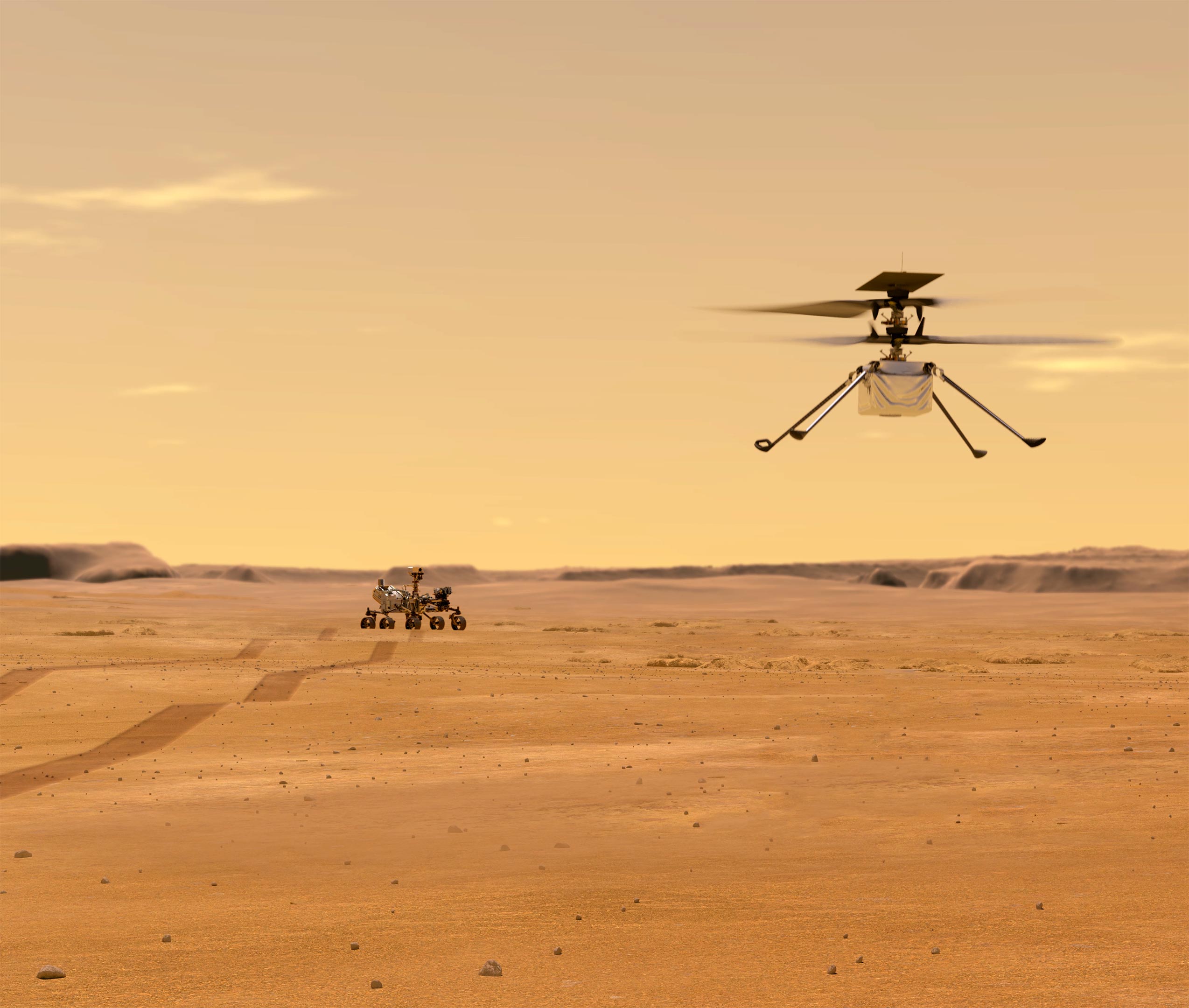 O inovador Mars Helicopter da NASA completa seu primeiro voo com novo software de navegação

