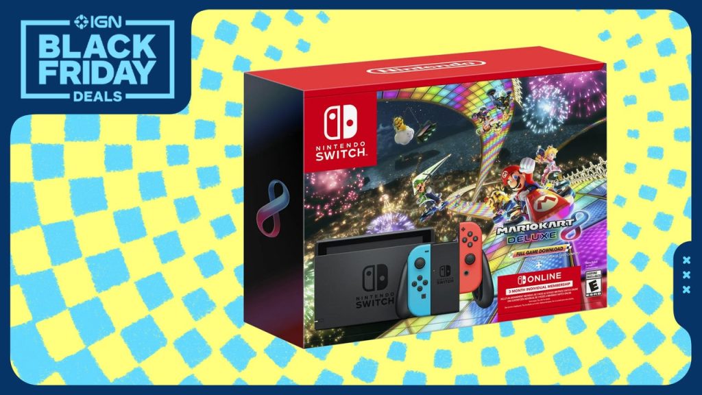 O pacote Nintendo Switch Black Friday está disponível em todos os lugares