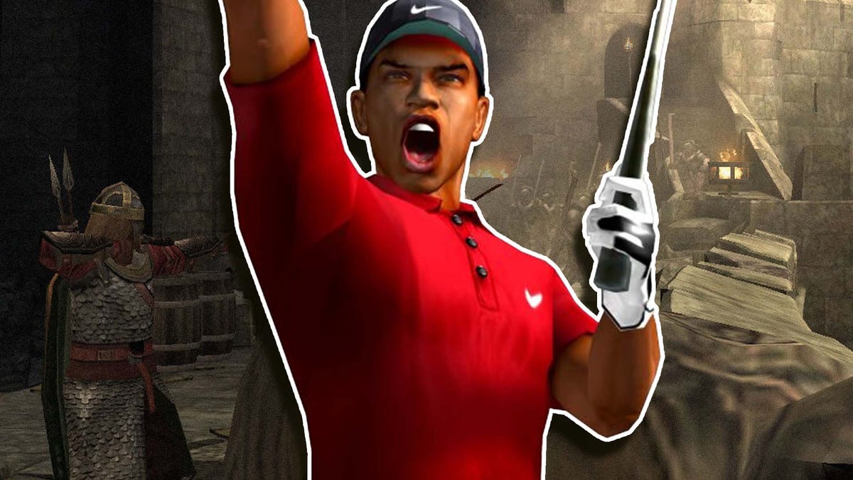 EA fez PS2 Senhor dos Anéis com Tiger Woods Golf Engine

