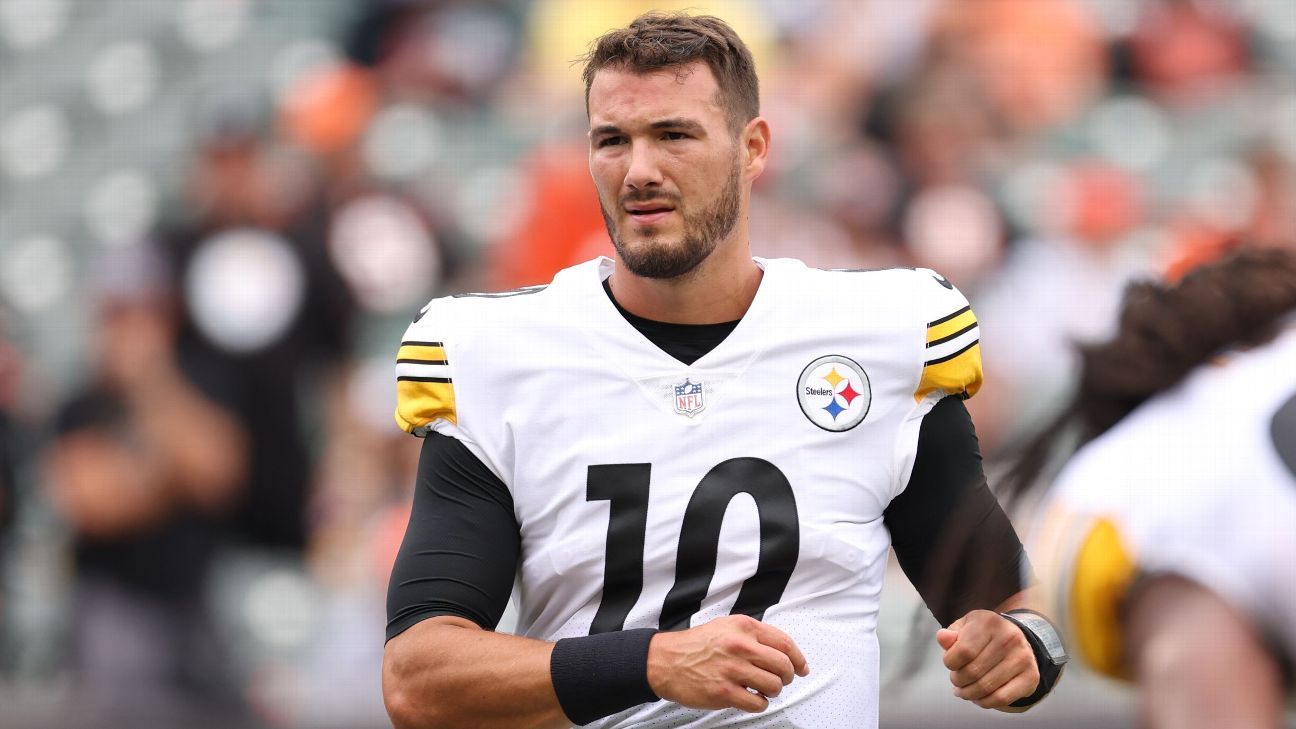 Mitch Trubisky teve outra oportunidade como zagueiro titular do Steelers

